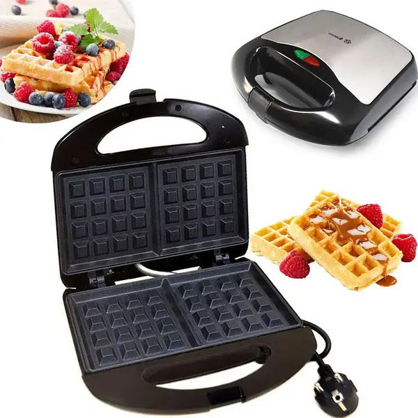 Вафельница електро Domotec, Вафельница для тонких вафель Компактная электрическая BM-87 Львов - изображение 10