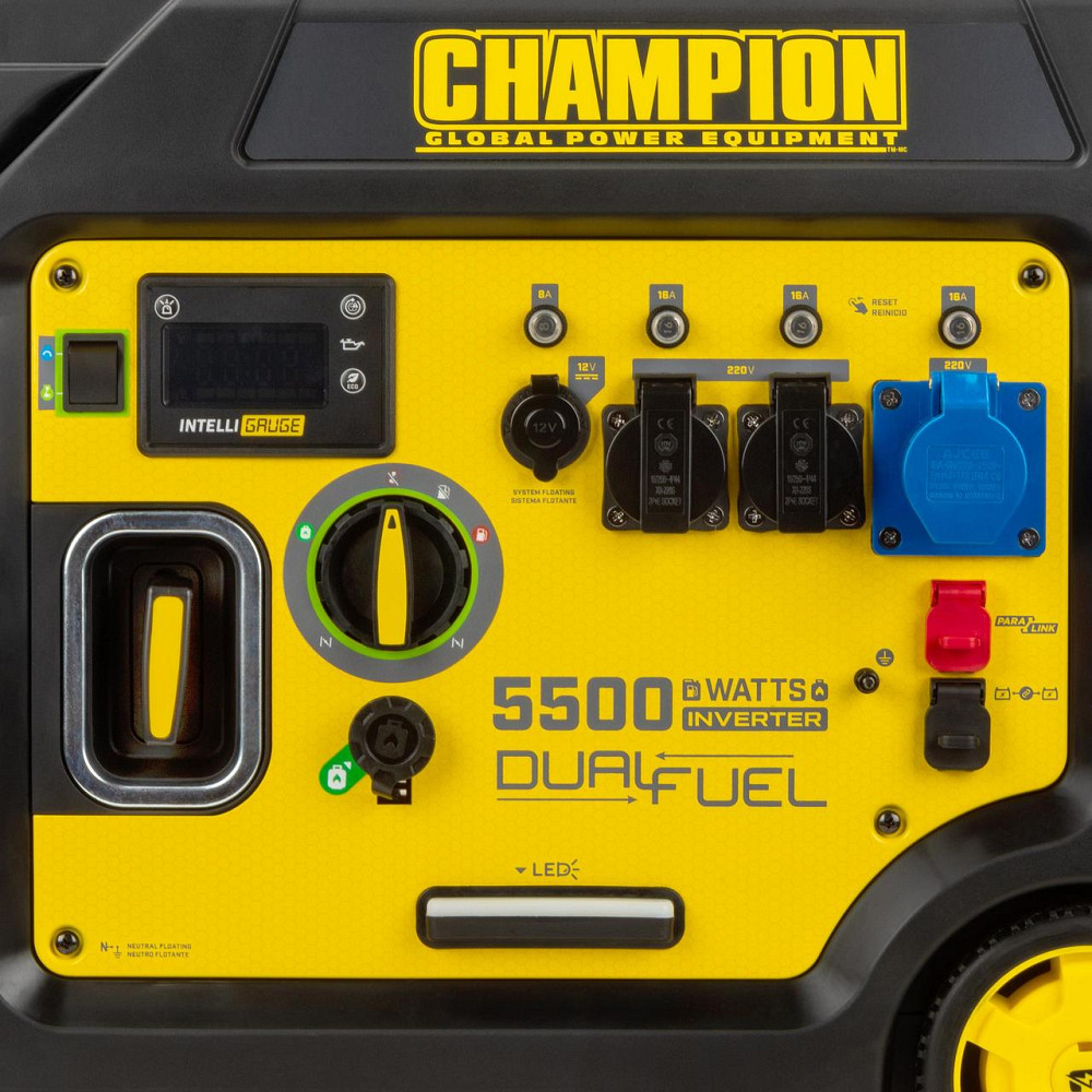 Двухтопливный инверторный генератор champion закрытого типа 5500вт Киев - изображение 6