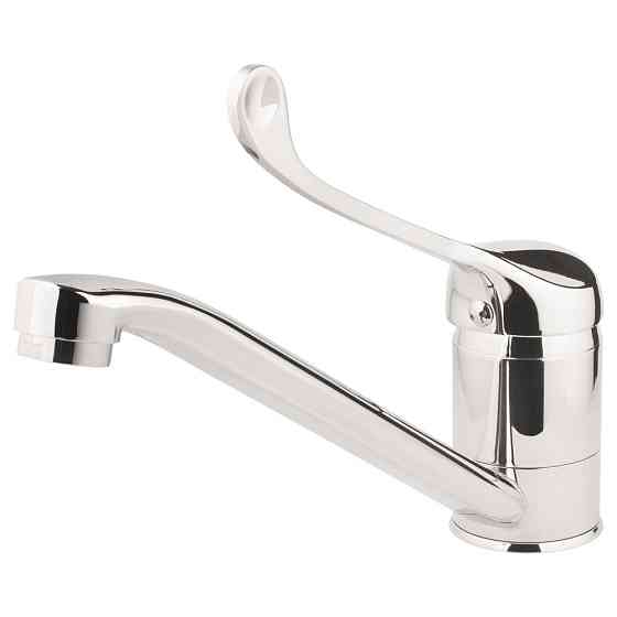 Смеситель s12 Ø40 медицинский излив прямой 250мм на шпильке AQUATICA (9712140) Киев