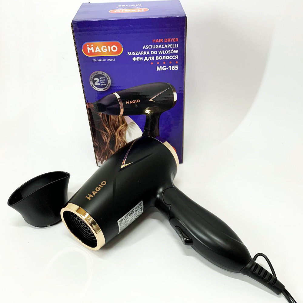 Фен практичний Magio, Жіночий потужний фен для укладання волосся для укладання локонів IR-17 Львів - фото 7