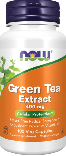 Экстракт зеленого чая Now Food Green Tea Extract 400mg 100 вег капс Киев - изображение 1