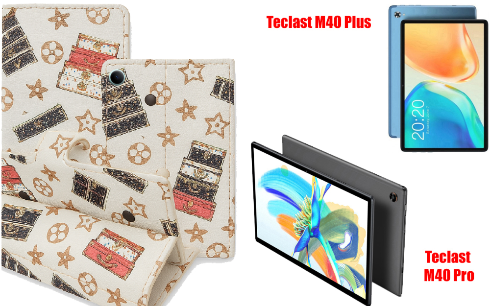 Книга-трансформер для планшета Teclast М40 Plus, М40 Pro, цвет Black Lyi White Киев - изображение 1