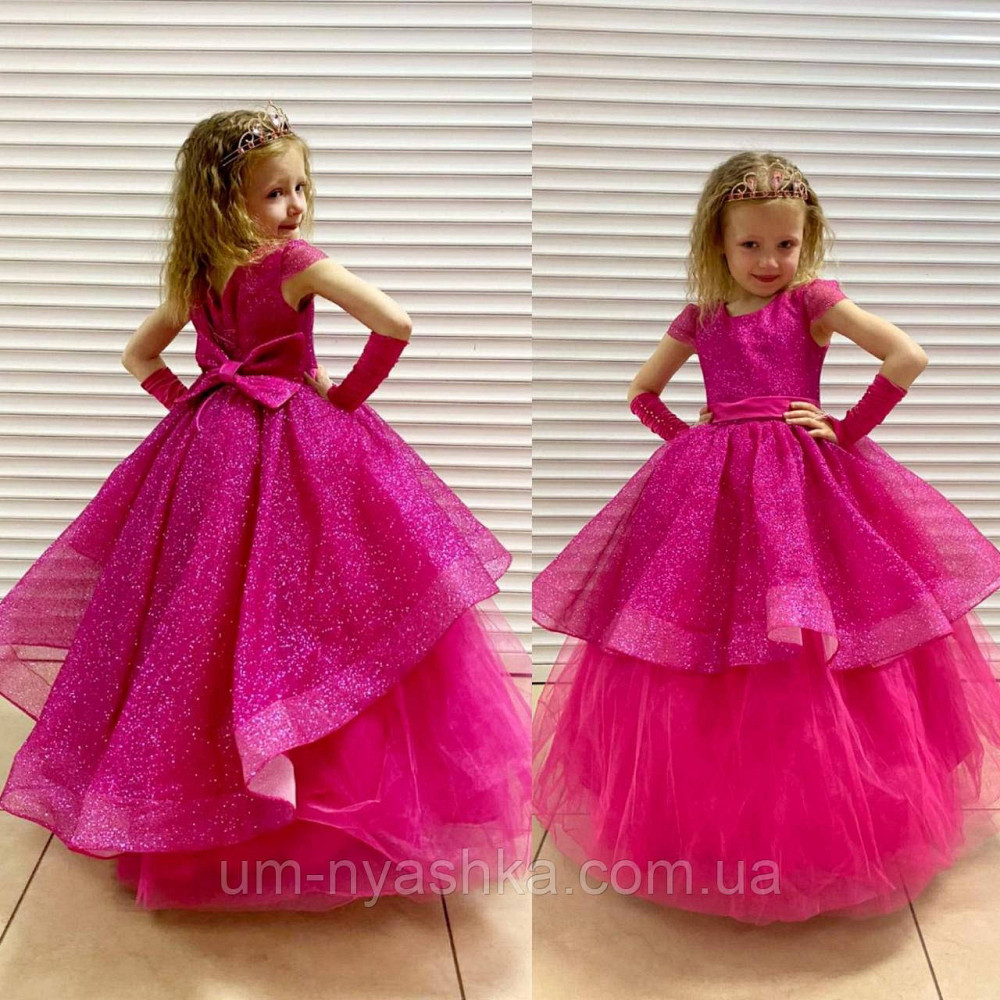 Длинное нарядное блестящее платье Бетси 128-134 Кривой Рог - изображение 9