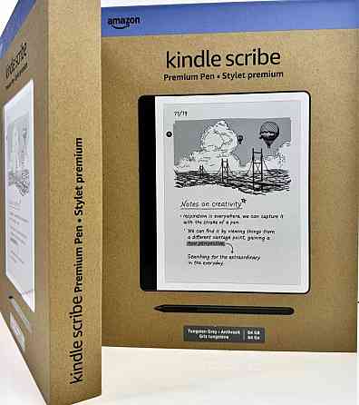 Нова Електронна книга з підсвічуванням Amazon Kindle Scribe 64 GB. Київ