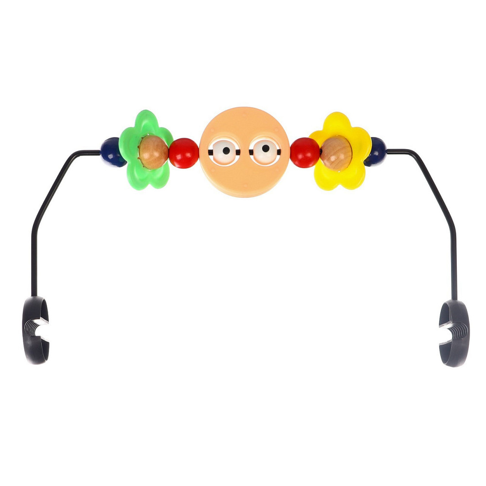 Шезлонг дитячий від народження дитяча гойдалка для немовлят шезлонг качалка чорний + дуга з іграшками пакунок малюка Київ - фото 6