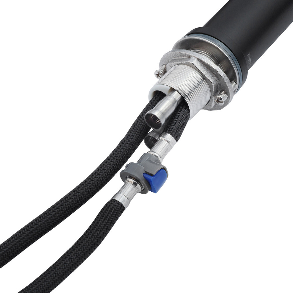 Змішувач для раковини з висувним виливом Kroner KRP Edelstahl Klassisch - SCH030-T чорний Київ - фото 5