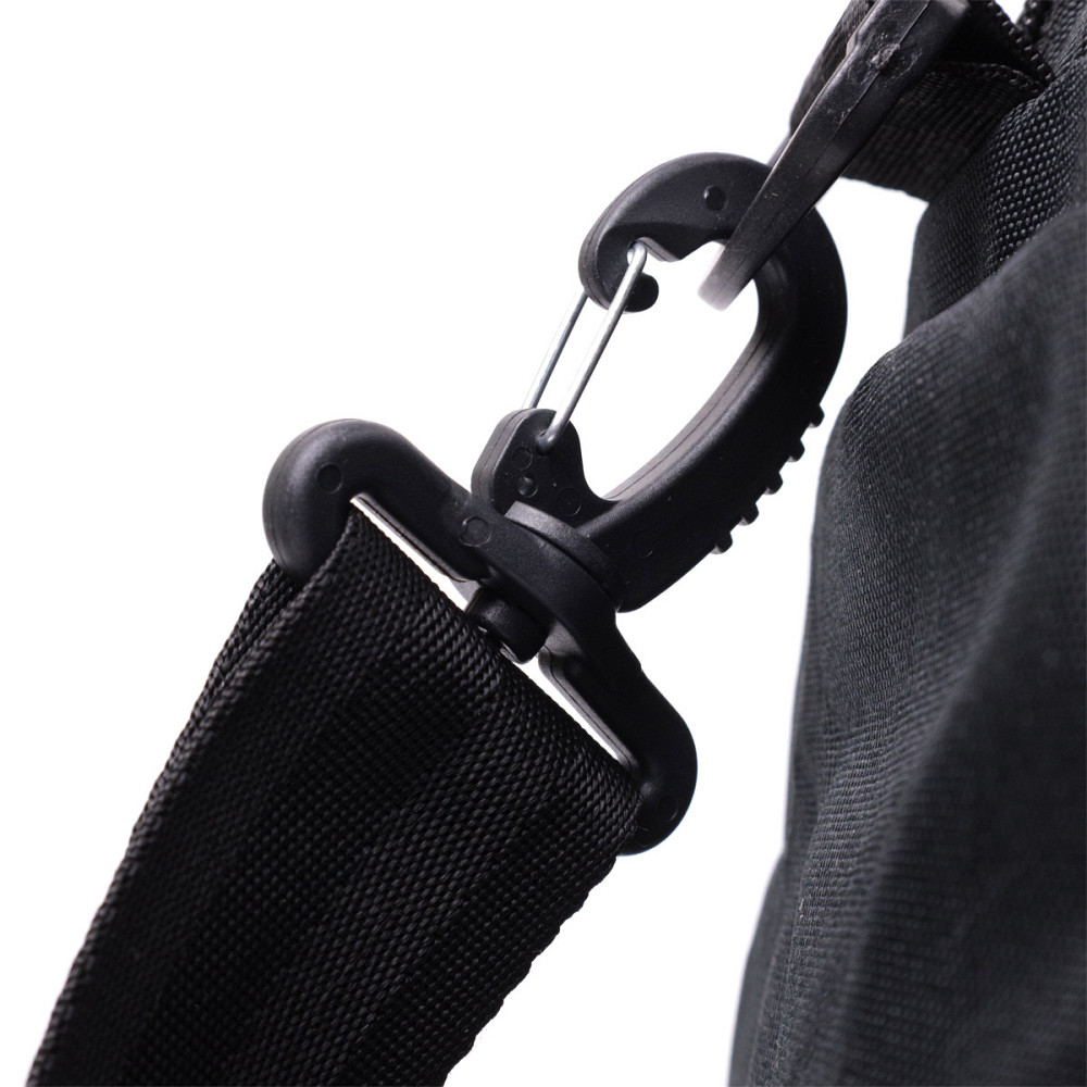 Небольшая дорожная сумка из качественного полиэстера Черный (FABRA) Киев - изображение 9