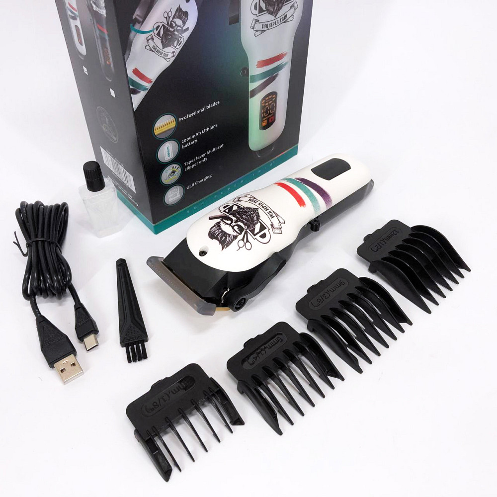 Бездротовий акумуляторний тример для стрижки волосся VGR, Машинка для стрижки волосся і гоління KO-99 Івано-Франківськ - фото 8