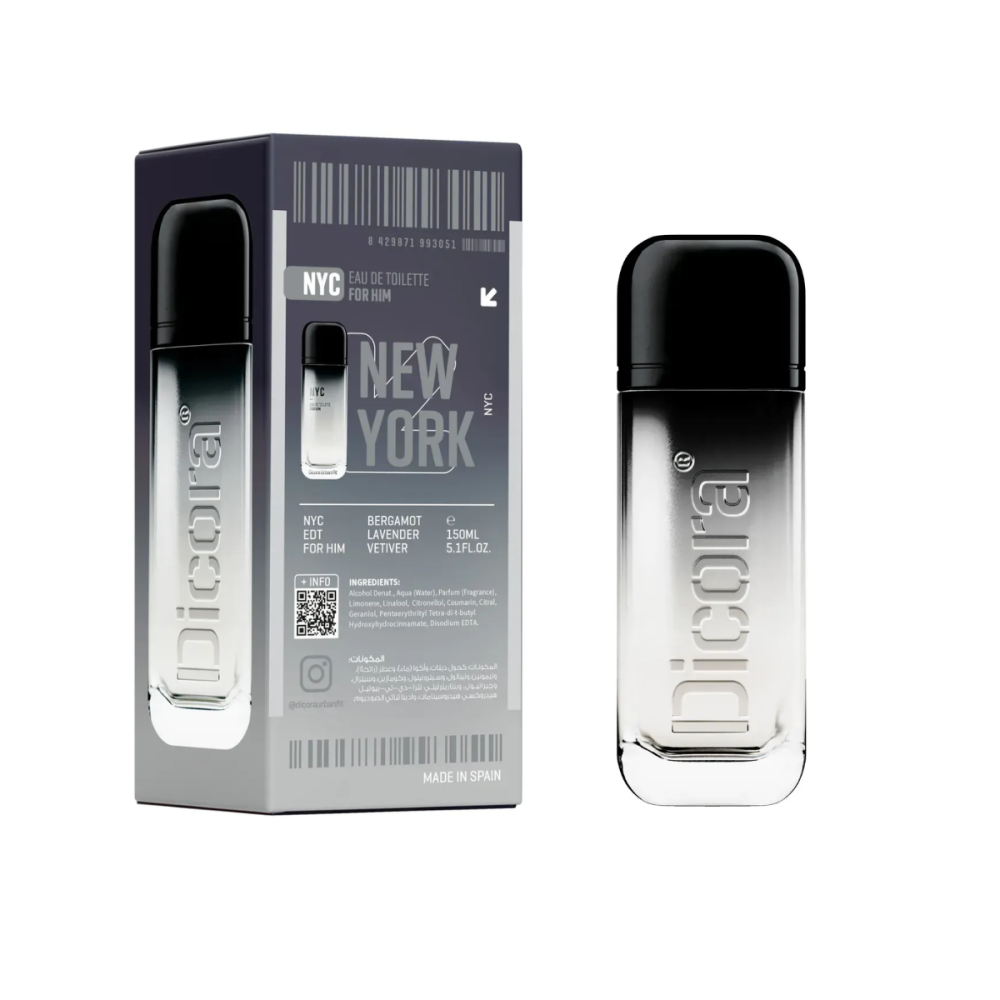 Туалетна вода чоловіча Нью-Йорк Сіті Dicora Urban Fit 150 мл Київ - фото 2