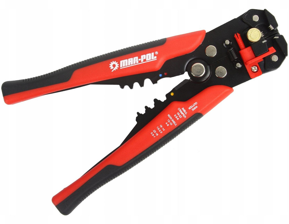 Знімач ізоляції - кримпер для обтискання клем та зняття ізоляції + 239 клем Mar-Pol (M49529) Нововолинськ - фото 4