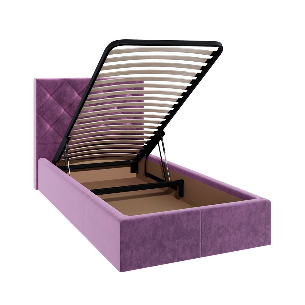 Ліжко BristolDesign Misty DK Violet Comfort з нішею для білизни 90x190 фіолетовий Київ - фото 5