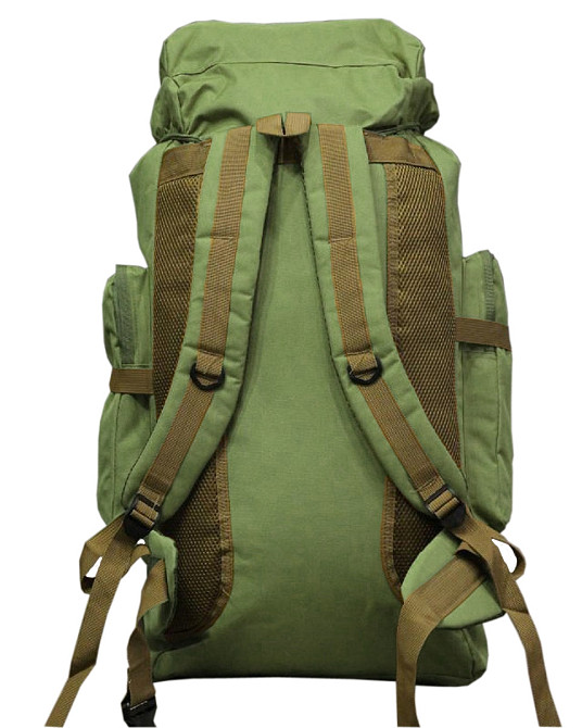 Рюкзак туристичний 70 л оливковий Київ - фото 4