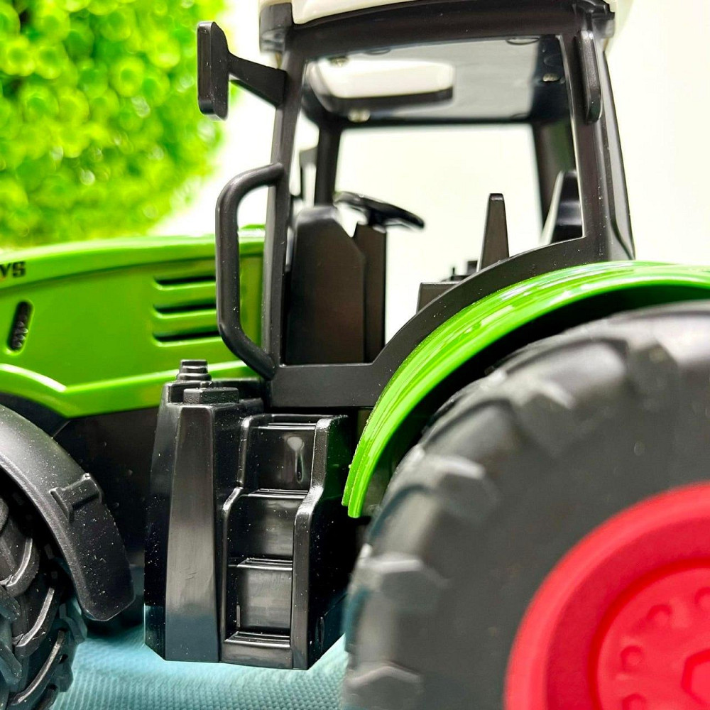 Трактор іграшковий масштаб 1:24 гумові колеса Зелений (99-75A) Чернигов - изображение 3