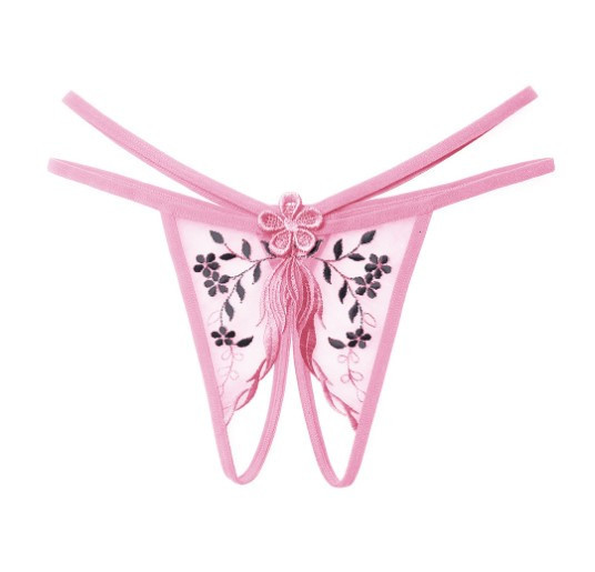 Трусики с вырезом розовые эротические - размер универсальный, резинка тянется до 85см Киев - изображение 1