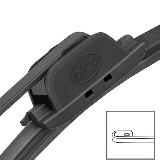 Щітка склоочисника (двірник) безкаркасна "U-Flat" 560мм Alca, 170220 Київ