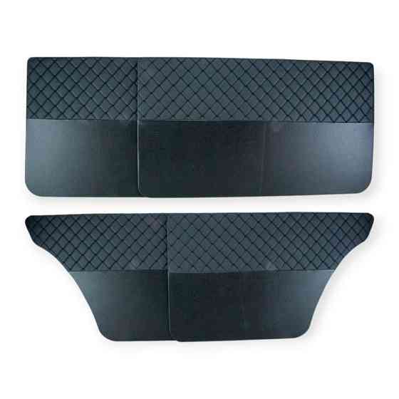 Карта дверей 2101-2107 ромбік чорна, чорна нитка Мукачево