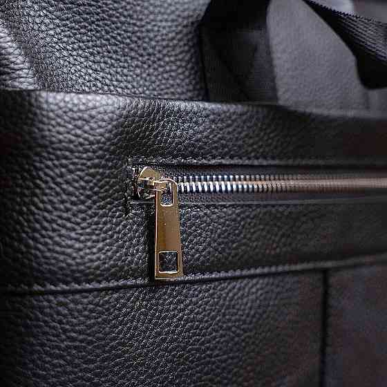 Сумка мужская из кожи через плечо Vintage 14784 Черная Киев