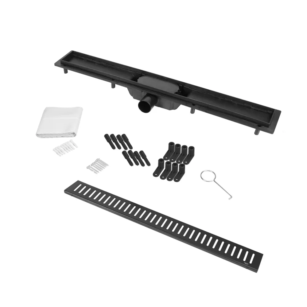 Трап Qtap Dry FF304-600MBLA линейный с сухим затвором и нержавеющей решеткой 600х73 Киев - изображение 10