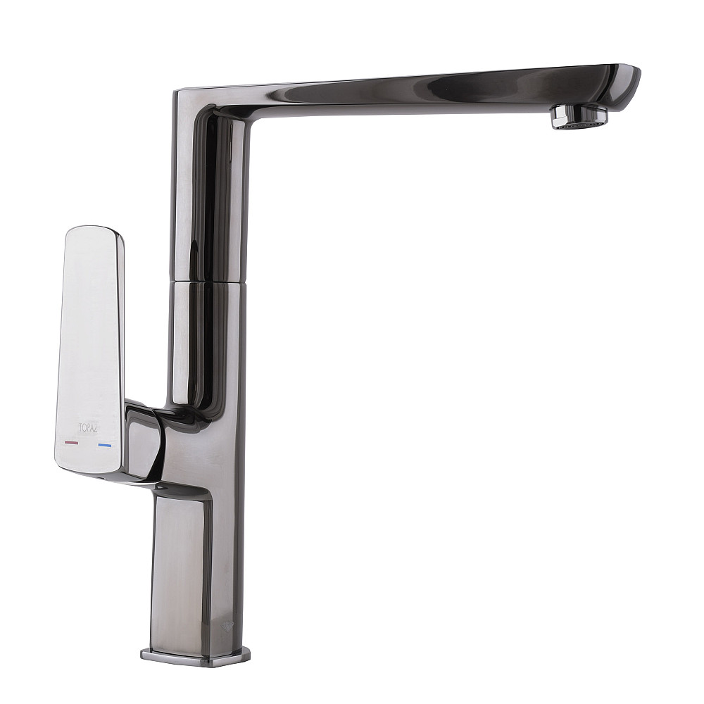 Змішувач для кухні TOPAZ LEXI TL 21401-H57-GB cartridge D25 шланги 55см,титан блиск PVD Луцк - изображение 3