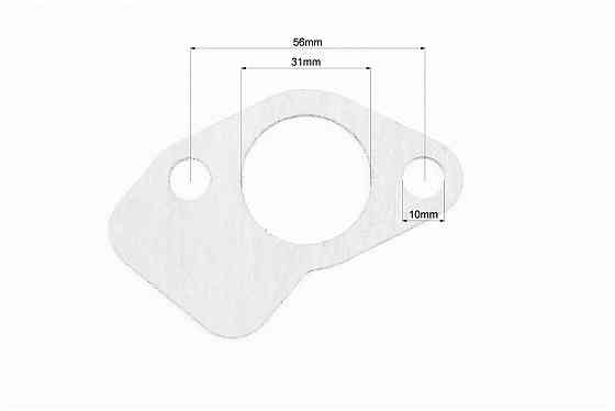 Прокладка глушника 178F/186F Тип 2 (пароніт) Київ