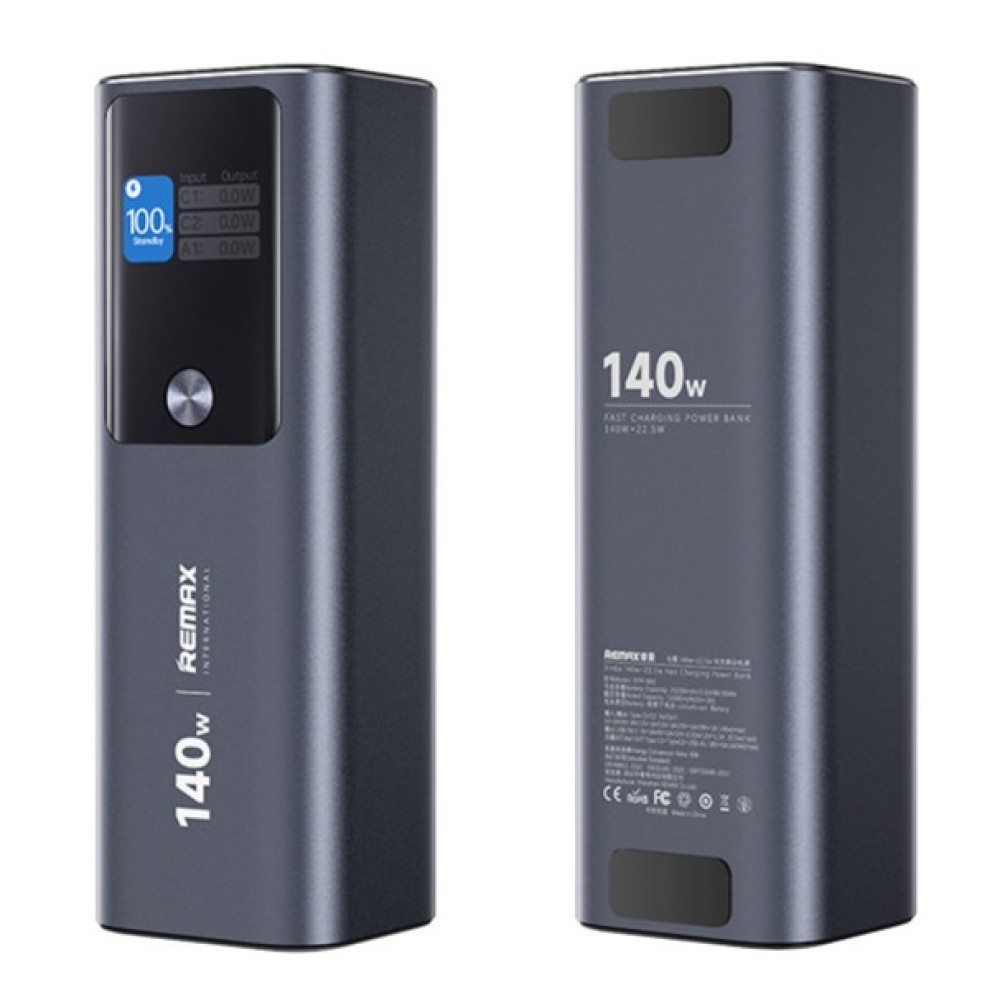 Универсальная мобильная батарея Remax RPP-662 25200mAh QC+PD (22.5W+140W) Синий Винница - изображение 1