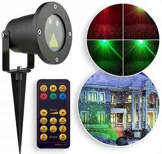Вуличний проектор з пультом Star Shower light laser металевий корпус. Київ