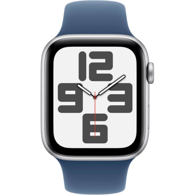 Смарт-годинник Apple Watch SE 2024 GPS 44mm Silver Aluminium Case with Denim Sport Band - M/L (MXER3QH/A) Вінниця - фото 2