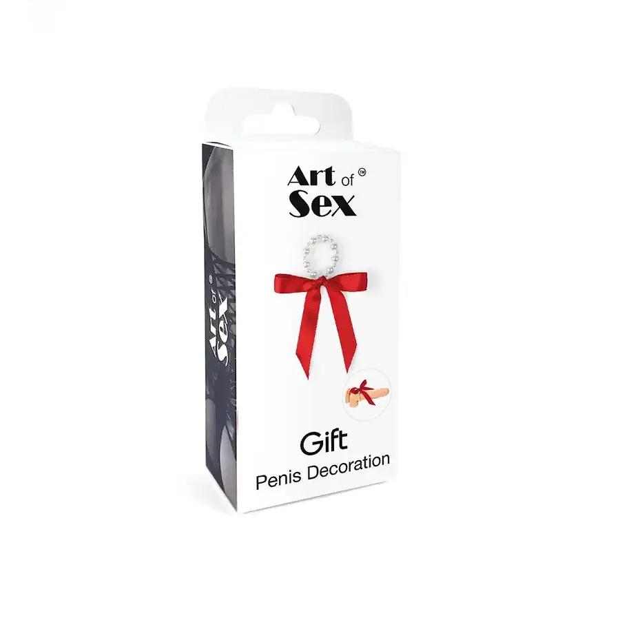 Прикраса на пеніс із перлинами "Подарунок" Art of Sex - Gift Львів - фото 5