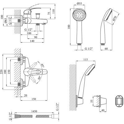 Смеситель Agua Leon-C060 (CV014928) Винница - изображение 7