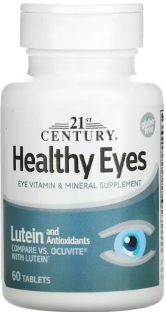 Витамины для глаз с лютеином 21st Century Healthy Eyes with Lutein 60 таб Киев
