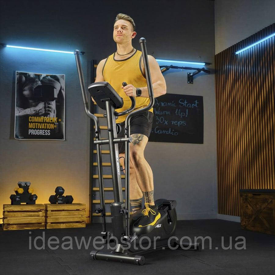 Орбитрек магнитный Trex Sport TX-500CT Siner эллиптический тренажер для дома до 120 кг 16 уровней Киев - изображение 8