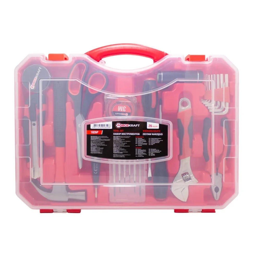 Набір інструментів 26 предметів FORCEKRAFT FK-1026P Одесса - изображение 3