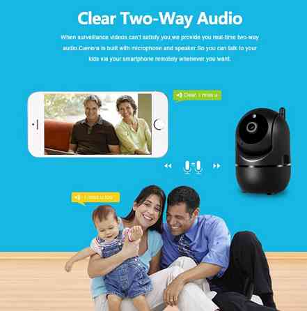 WiFi Камера Cloud 1080p Відеоспостереження дистанційне Київ