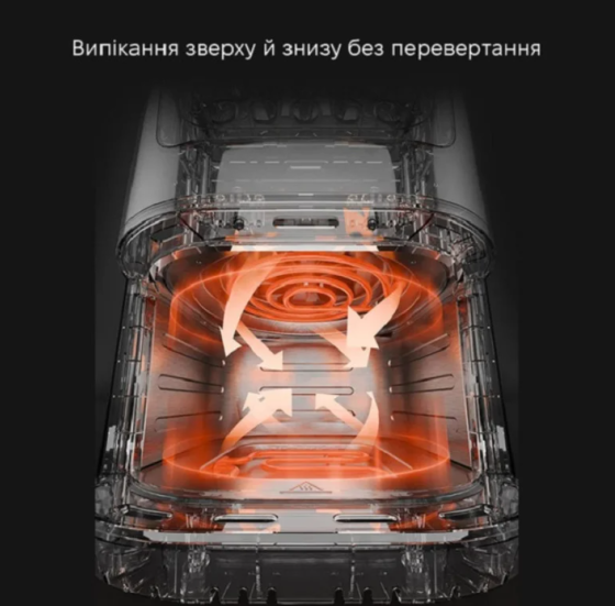 Аерофритюрниця 12 л 3500 Вт з подвійним нагріванням, сенсорною панеллю та технологією 360° обдування Одеса