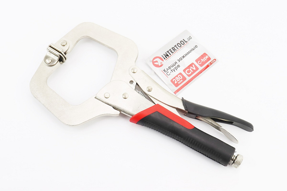 Кліщі затискні C-type 280мм CrV UT-5206 Київ - фото 1