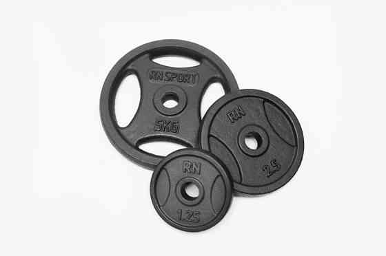 Диск чавунний 2.5 кг на гриф 25 мм Гантелі, гирі, штанги і диски металевий Київ