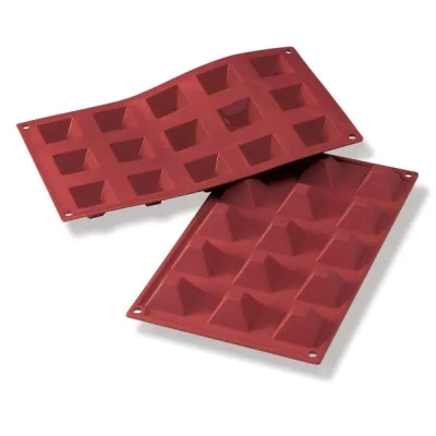 Форма для выпечки Silikomart "Піраміда" 36х36 мм, h 22 мм (SF008/C) Винница - изображение 1