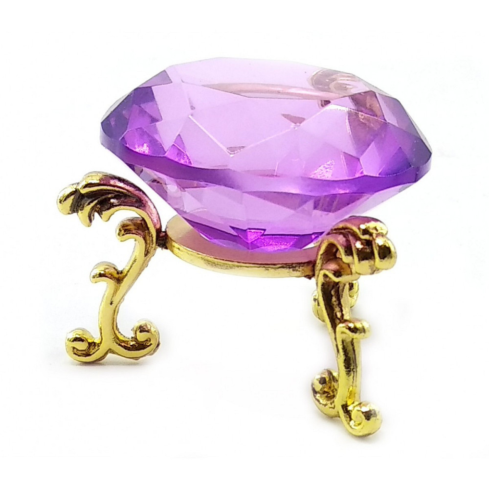 Фигурка кристалл из хрусталя фиолетовый Киев - изображение 1