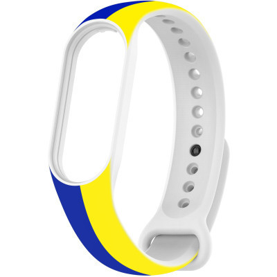 Ремешок для фитнес браслета Armorstandart для Xiaomi Mi Band 4/3 Blue/Yellow (ARM65667) Винница - изображение 1
