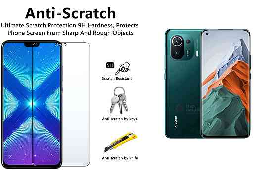 Захисне скло NeoGlass для Xiaomi Mi 11 Pro – надпрозоре та стійке Київ