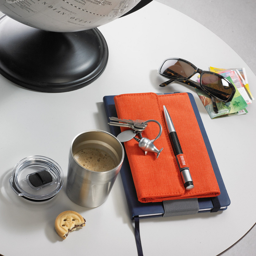 Органайзер для проездных документов Troika Reiseburo с магнитным замком (Оранжево-серый) Киев - изображение 8