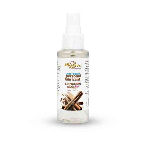 2в1 лубрикант та масажний гель - MyLove Aroma Series Intim&Massage Cinnamon, 50 мл Sex Aura Київ