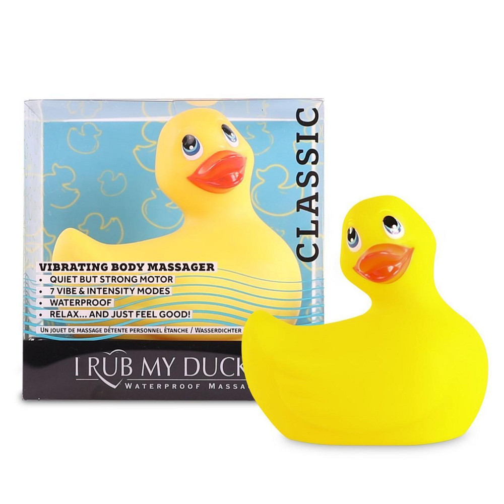 Вібромасажер качечка I Rub My Duckie - Classic Yellow v2.0, скромняжка Sex Aura Київ - фото 2
