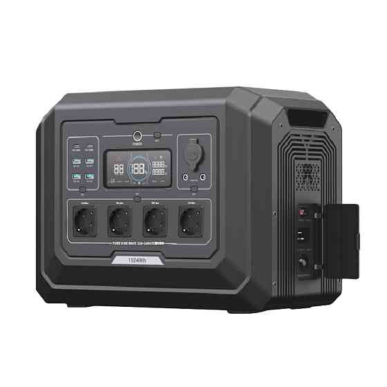 Комплект резервного живлення OUPES 3072Wh 2000W: зарядна станція OUPES S1 2000W 1024Wh LiFePO4 та додаткова батарея OUPES S2-BAT Київ