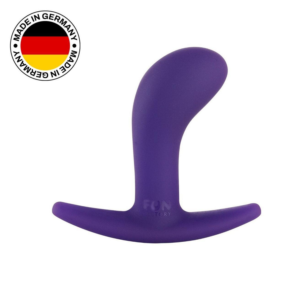 Анальная пробка Fun Factory BOOTIE, S, фиолетовая, диаметр 2,8 см, тонкий ограничитель Sex Aura Киев - изображение 1