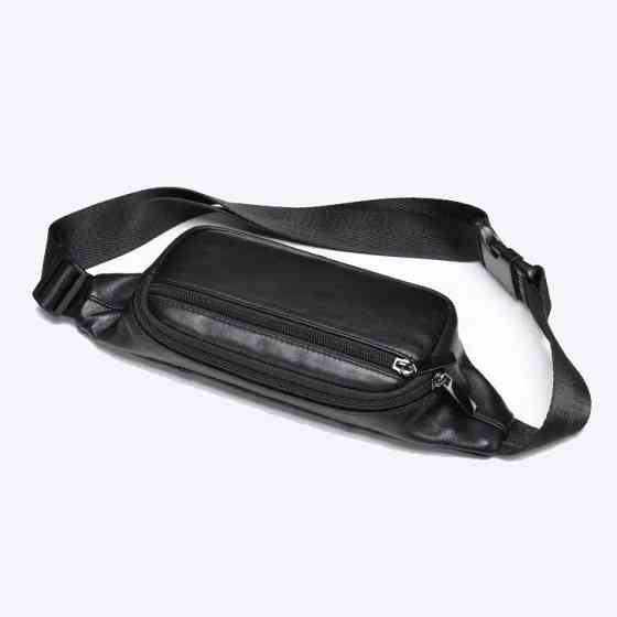 Повседневная мужская сумка на грудь, Бананка сумка, Мужская бананка на два отдела VG-87 Ивано-Франковск