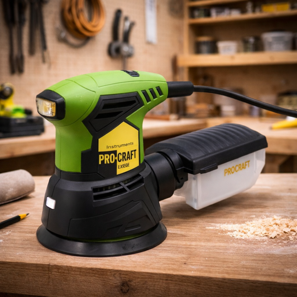 Эксцентриковая шлифовальная машинка Procraft 220в 240Вт 125 мм круг,Эксцентрические шлифмашинки сеть Львов - изображение 14