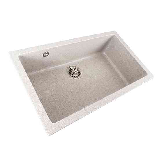 Гранітна мийка для кухні Platinum 7945 Paruana матова Топаз Коломия