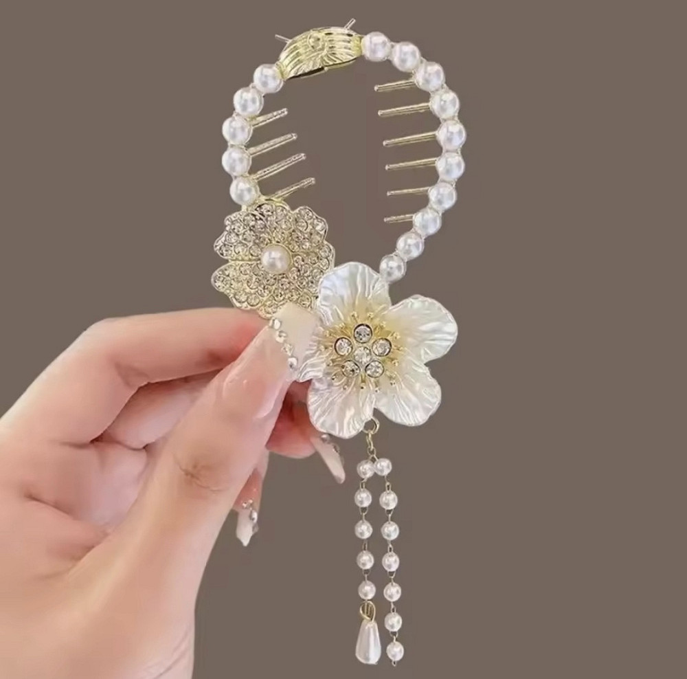 Шпилька для волосся з квітками Смела - изображение 1