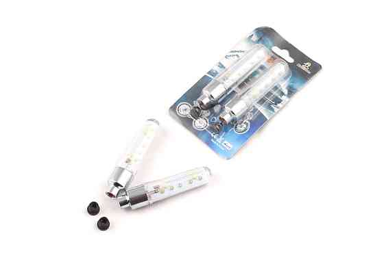 Ковпачок на ніпель колеса (пара), що світиться (6 діодів) GJCT Київ